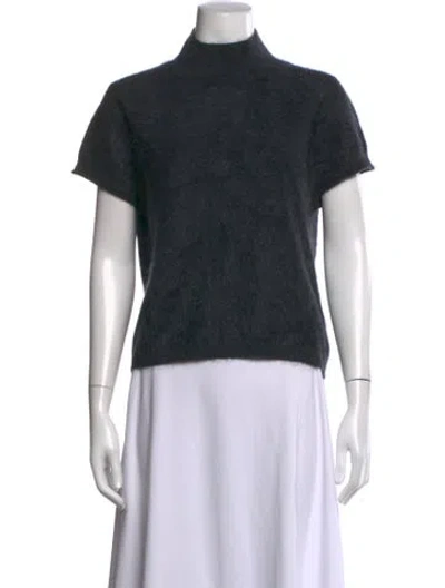 Pre-owned Me+em Mock Neck Sweater In Black