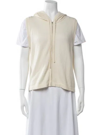 Pre-owned Me+em Open Front Sweater In Neutrals