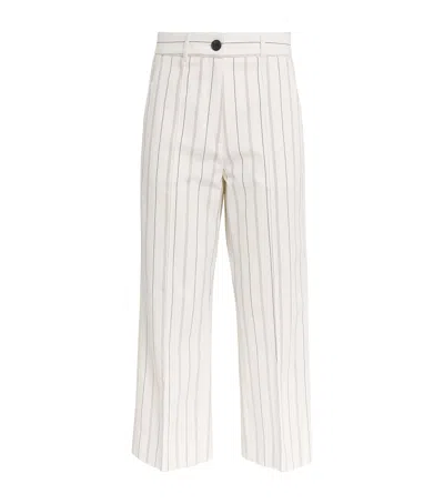 Me+em Organic Cotton Stripe Cropped Trousers