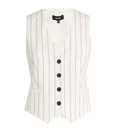 Me+em Organic Cotton Stripe Waistcoat