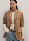 Me+em Oversized Blazer In Biscuit
