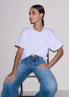 Me+em Oversized Tee Bright White In White