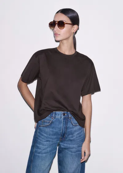 Me+em Oversized Tee Cocoa Brown