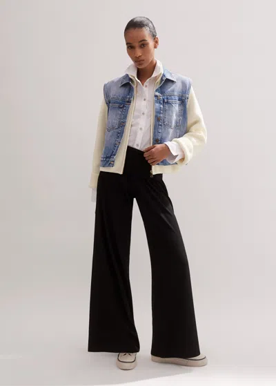 Me+em Palazzo Pant In Black