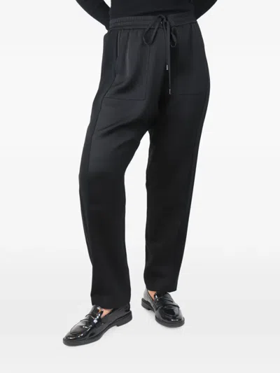 Pre-owned Me+em Panelled Drawstring Track Pants In Black