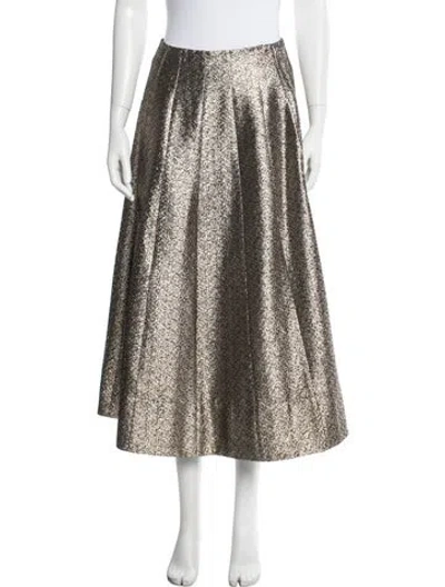 Pre-owned Me+em Patterned Midi Length Skirt In Multicolor