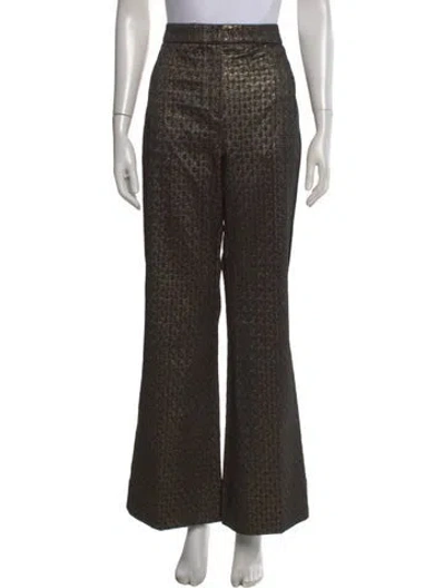 Pre-owned Me+em Patterned Wide Leg Pants
