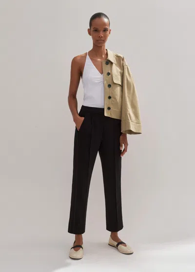 Me+em Perfect Workwear Slim Crop Pant In Black