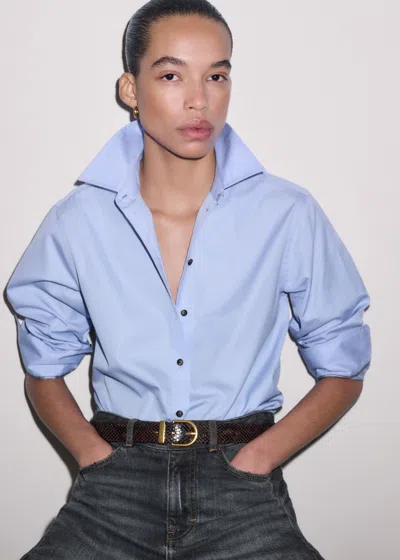 Me+em Perfectly Proportioned Shirt Pale Blue