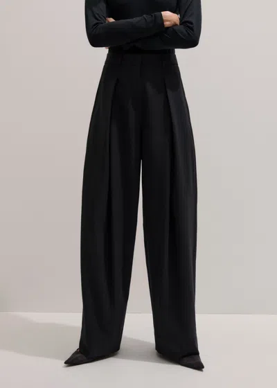 Me+em Pleat Tapered Pant In Blue