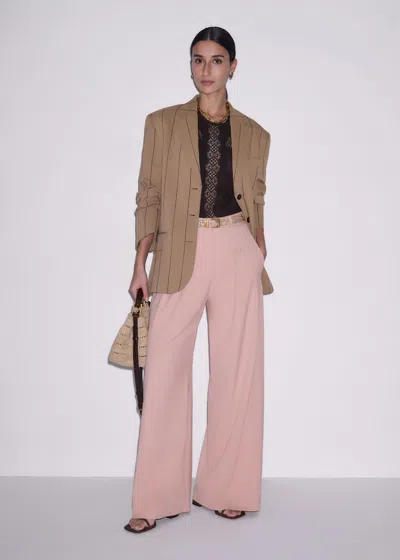 Me+em Pleat Wide-leg Pant In Pink
