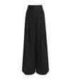 Me+em Pleated Wide-leg Trousers In Black