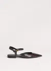 Me+em Point-toe Flat Chocolate Multi In Chocolate Multi