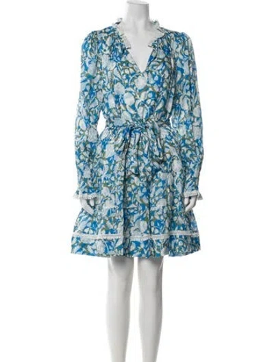 Pre-owned Me+em Printed Knee-length Dress In Multi