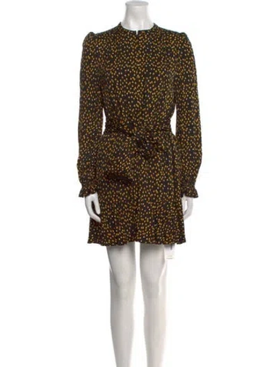 Pre-owned Me+em Printed Mini Dress In Multi