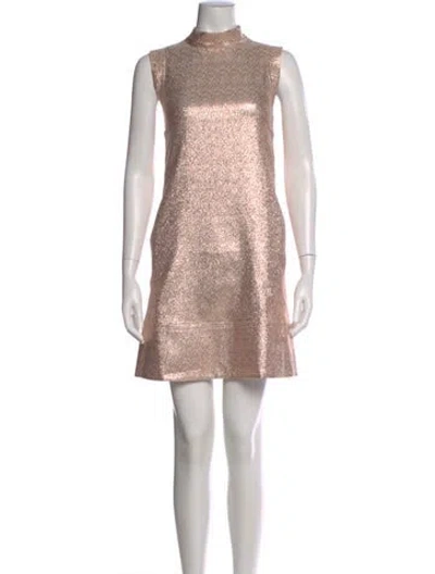 Pre-owned Me+em Printed Mini Dress W/ Tags In Pink