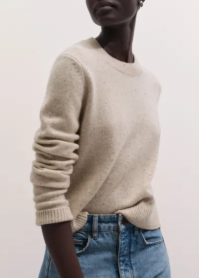 Me+em Relaxed Crop Sweater In Gray