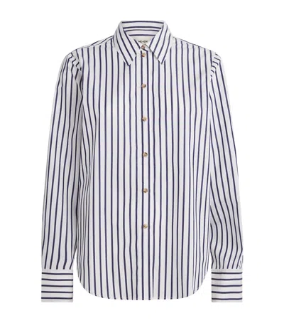 Me+em Relaxed Stripe Forever Shirt In Multi