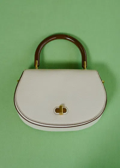 Me+em Resin Top Handle Bag Buttercream In Yellow