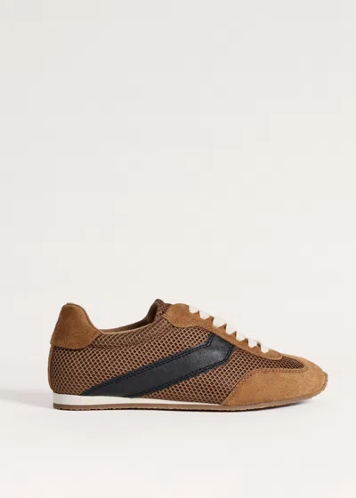 Me+em Retro Runner Pecan-black In Pecan Brown/black