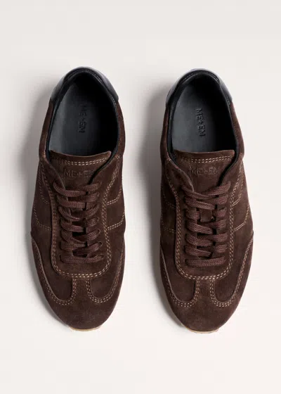 Me+em Retro Runner Sneaker In Brown