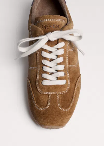 Me+em Retro Runner Sneaker In Brown
