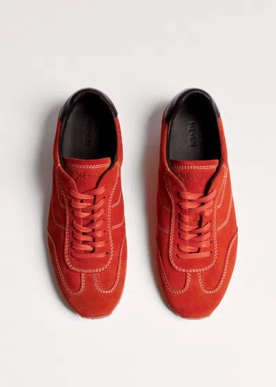 Me+em Retro Runner Trainer Orange In Multi