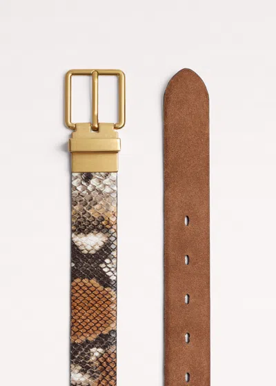 Me+em Reversible Belt In Brown