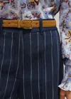 Me+em Reversible Belt In Mustard/tan