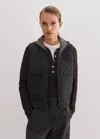 Me+em Reversible Check Gilet In Multi/beige