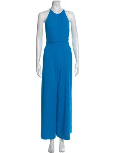Pre-owned Me+em Scoop Neck Jumpsuit In Blue