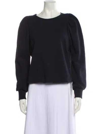 Pre-owned Me+em Scoop Neck Sweater In Blue