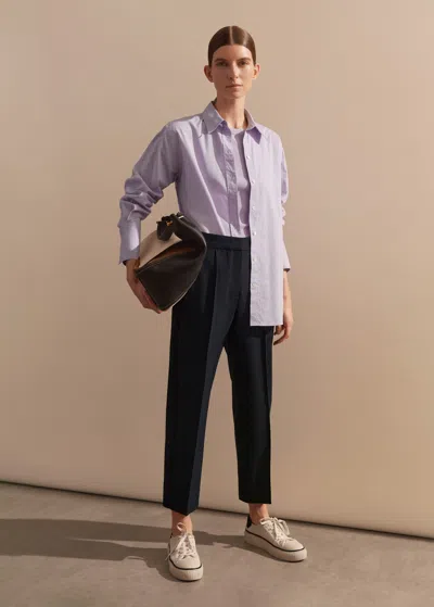 Me+em Short Length Slim Crop Forever Pant In Navy