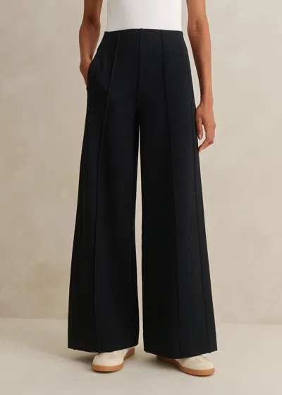 Me+em Short Length Travel Tailoring Palazzo In Navy