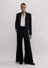 Me+em Short-length Ultra-wide Tux Pant In Black