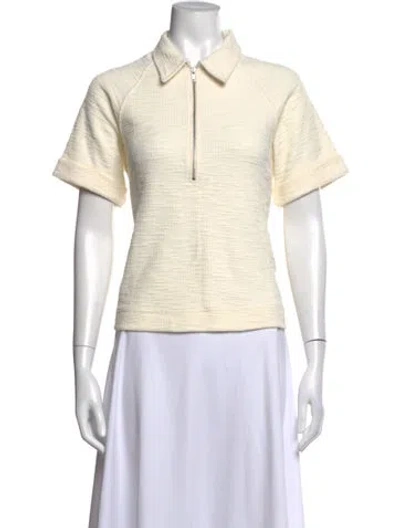Pre-owned Me+em Short Sleeve Polo In Yellow