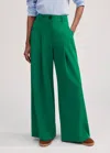 Me+em Flared Tailored Trousers In Orchid Green