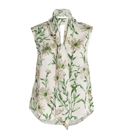 Me+em Silk Floral Blouse