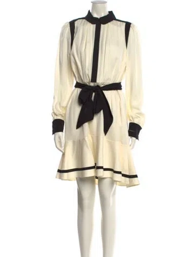 Pre-owned Me+em Silk Knee-length Dress W/ Tags In Neutral