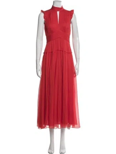 Pre-owned Me+em Silk Long Dress W/ Tags In Multi