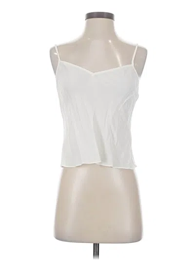 Pre-owned Me+em Sleeveless Blouse In White