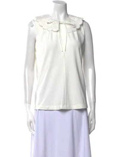Pre-owned Me+em Sleeveless Top W/ Tags In White
