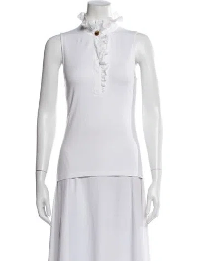 Pre-owned Me+em Sleeveless Top In White