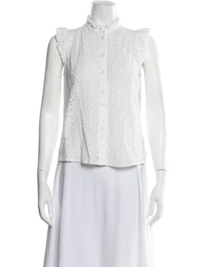 Pre-owned Me+em Sleeveless Top In White