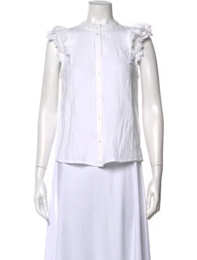 Pre-owned Me+em Sleeveless Top In White