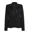 Me+em Slim Sharp Contour Blazer In Black
