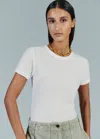 Me+em Slinky Layering Tee In Light Cream