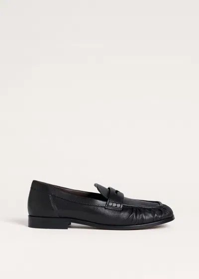 Me+em Soft Ruched Loafer Black