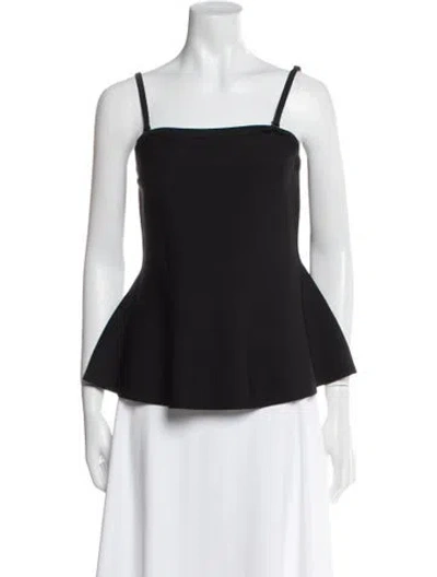 Pre-owned Me+em Square Neckline Sleeveless Top W/ Tags In Black