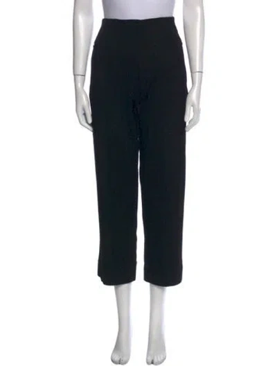 Pre-owned Me+em Straight Leg Pants In Black